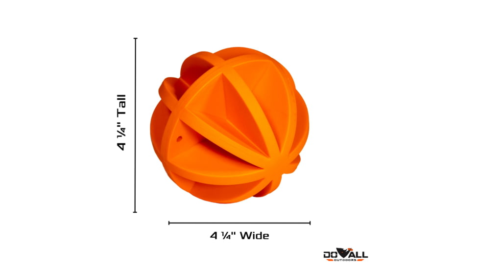 Do All Outdoors Dancing Ball, Orange, .22 to 50 Cal, ISDB4