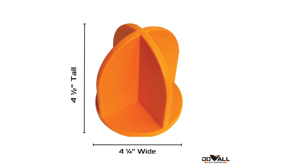 Do All Outdoors Top Hat, Orange, .22 to 50 Cal, BST4