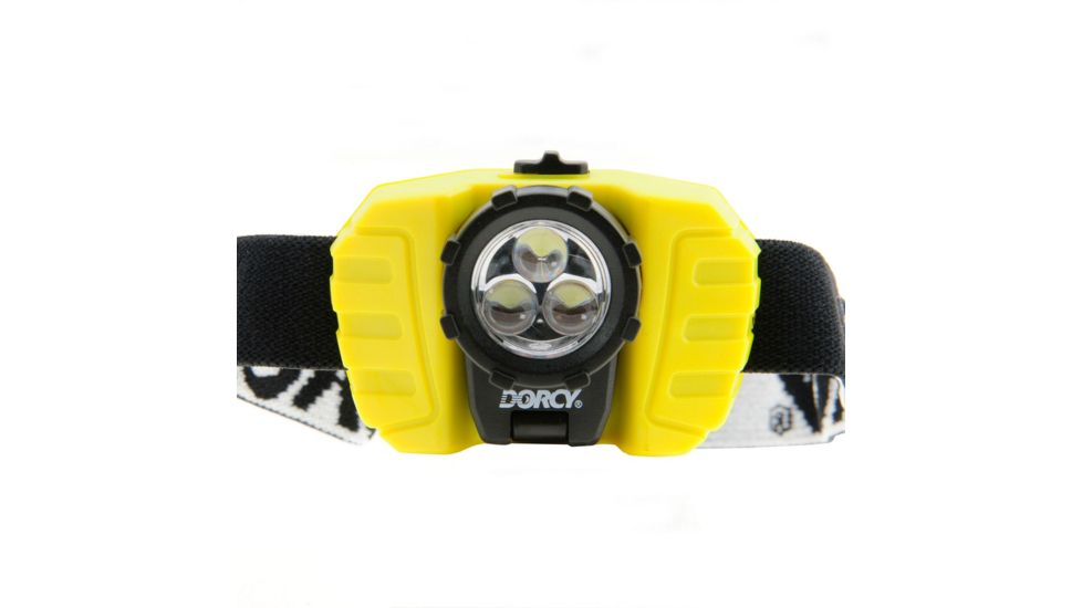 Dorcy 3 LED 3 AAA Headlight w/ Batteries, Yellow DQ-FL-41-2099