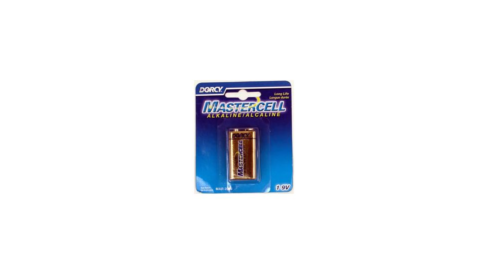 Dorcy 9V Mastercell Alkaline Battery - 1 Per Card 41-1610
