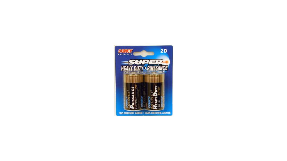 Dorcy D Mastercell Heavy Duty Batteries - 2 Per Card 41-1530