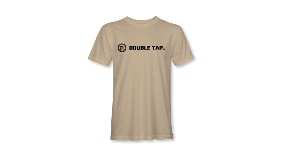 Double Tap Industries Double Tap Ind. Short Sleeved T-Shirt - Mens, Sand, 3XL, AP-SST-1-3XL