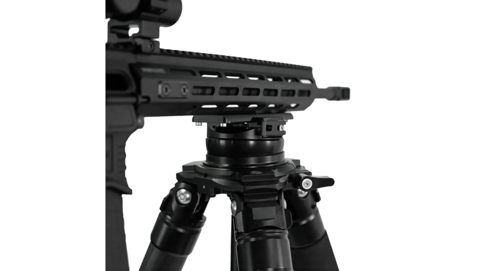 Double Tap Industries M-Lok to Arca Rail Adapter Plates, 80mm, Black, AD-MA-80