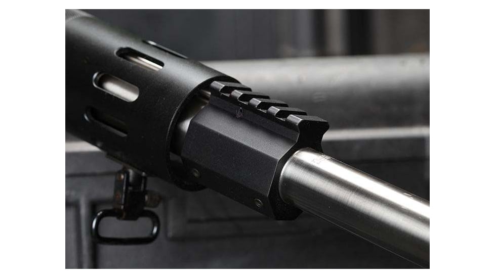 DoubleStar Picatinny Rail Bull Gas Block, Black, .937in, AR454