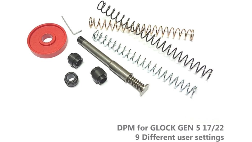 DPM Adjustable Recoil Rod Reducer System for Glock 17/22/31/34/35/37 Gen 5 Boss 9 1000151