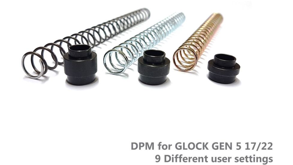 DPM Adjustable Recoil Rod Reducer System for Glock 17/22/31/34/35/37 Gen 5 Boss 9 1000151