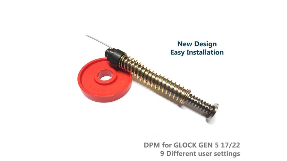 DPM Adjustable Recoil Rod Reducer System for Glock 17/22/31/34/35/37 Gen 5 Boss 9 1000151