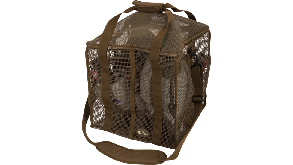 DRAKE DA370004M Decoy Bag Floater 4 Slot Motion Brown Vinyl-Coated Mes DA3700BRN04M
