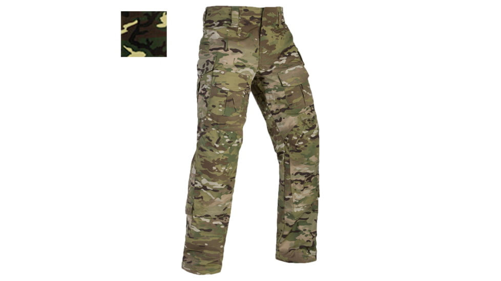 DRIFIRE / Crye Precision FR Field Pant - Mens, Regular, NATO Woodland, 36, DF2-CR-550FP-NW-36R