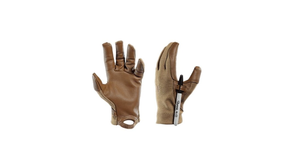 DRIFIRE FORTREX FR Touch Screen Short Flyers Glove - Mens, Coyote Brown, Small, DFG950CB03SM