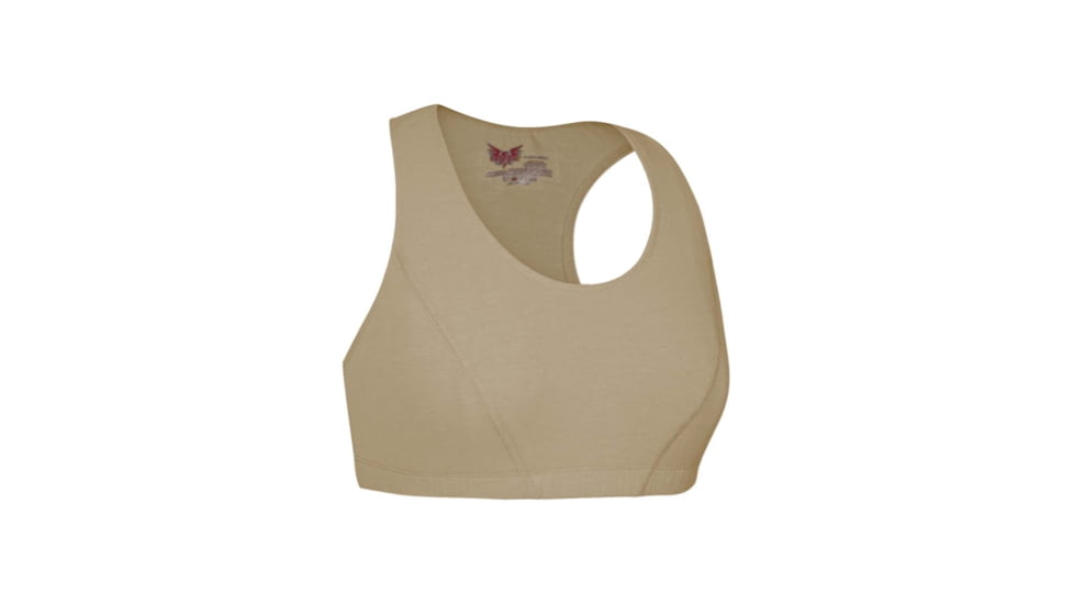 DRIFIRE Prime FR Mid-Weight Soft Compression Sports Bra - Womens, Desert Sand, Small, DF2-762-SB-DS-SM