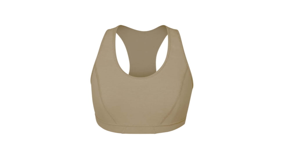 DRIFIRE Prime FR Mid-Weight Soft Compression Sports Bra - Womens, Desert Sand, Small, DF2-762-SB-DS-SM