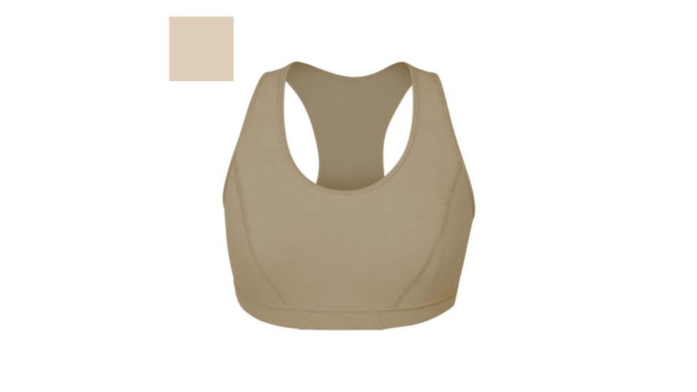 DRIFIRE Prime FR Mid-Weight Soft Compression Sports Bra - Womens, Tan 499, Small, DF2-762-SB-TN-SM