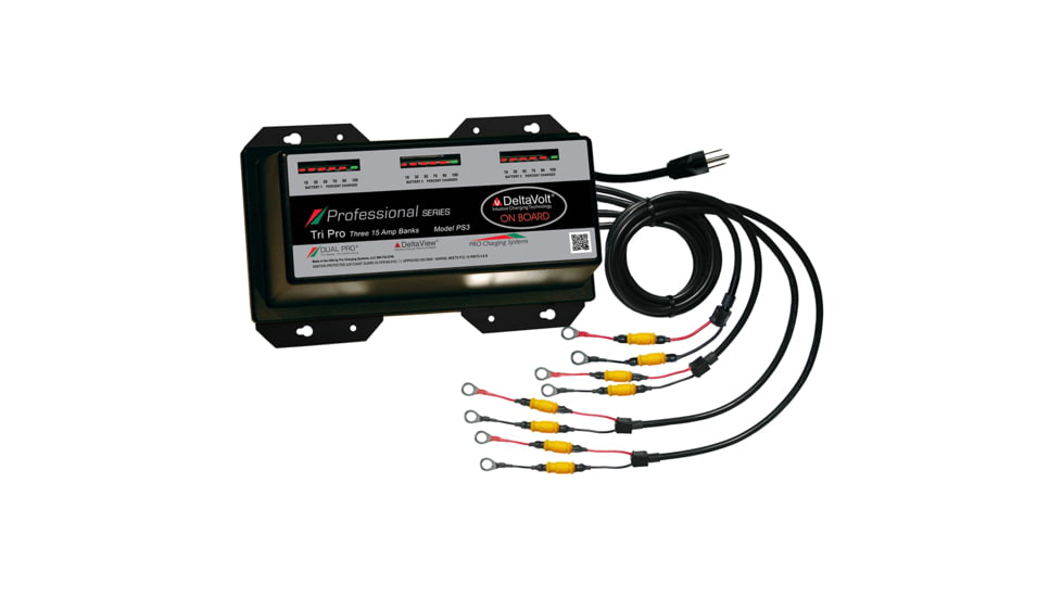 Dual Pro Professional Series Battery Charger - 45A - 3-15A-Banks - 12V-36V 68402