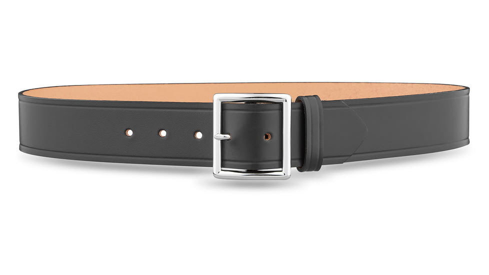 DutyMan 1-3/4inch Plain Leather Garrison Belt With Nickel Buckle DTY-1611-48-9031