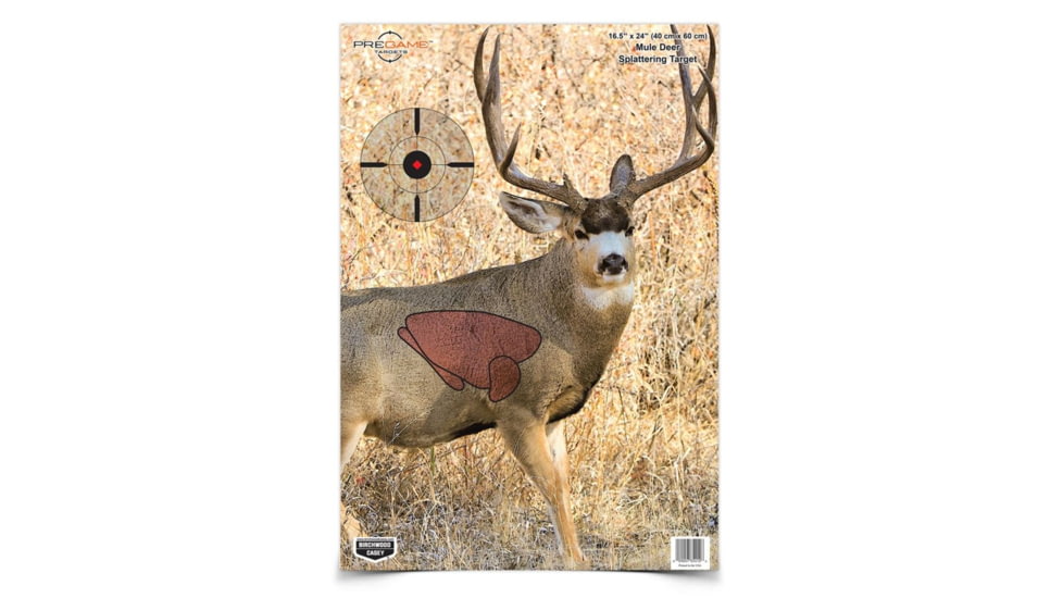 Birchwood Casey Dirty Bird PreGame Animal Targets Deer 16.5x24 Inch 3 Per Package 35401, BCYBC35402