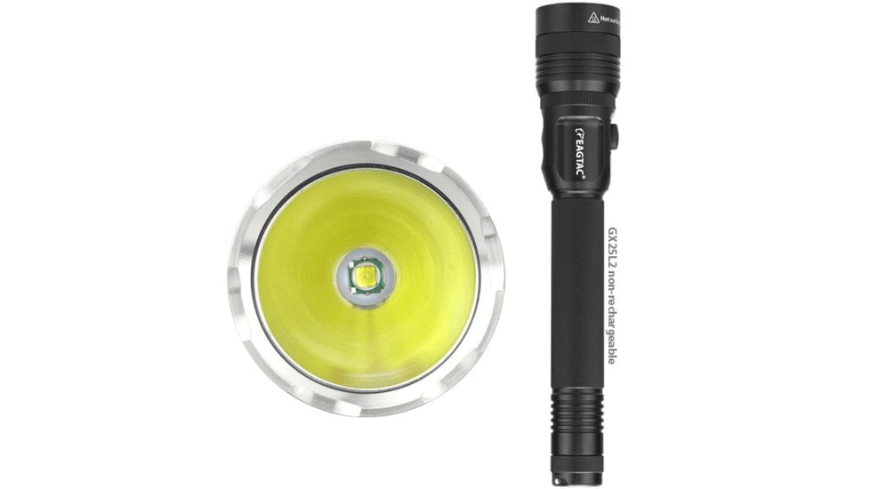 EAGTAC GX25L2-R22 Flashlight, XM-L2 U2 NW LED, 1208lm, Black, GX25L2-R22-XML2-BASE-NW