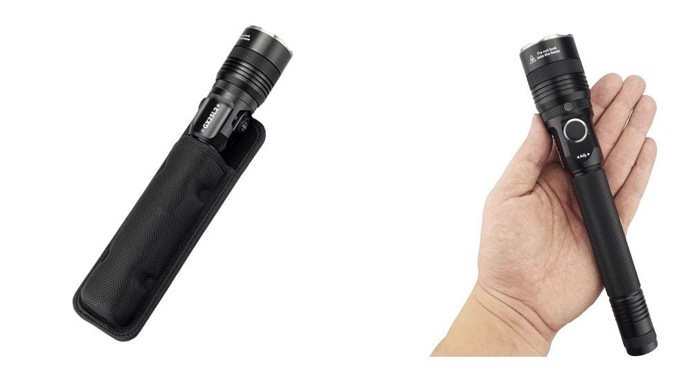 EAGTAC GX25L2-R22 Flashlight, XM-L2 U2 NW LED, 1208lm, Black, GX25L2-R22-XML2-BASE-NW