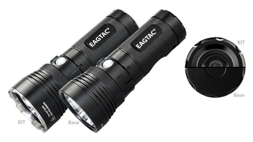 EAGTAC MX30L3 Base Flashlight, XH-P50 NW LED, 2790lm, Black, MX30L3-XHP50-BASE-NW