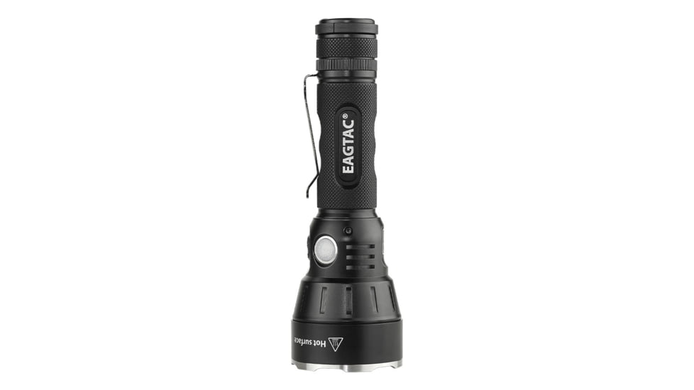 EAGTAC SX30C2 XPL HI 1870 Lumen LED Flashlight, Medium, Black, SX30C2-XPL-HI-BASE-CW