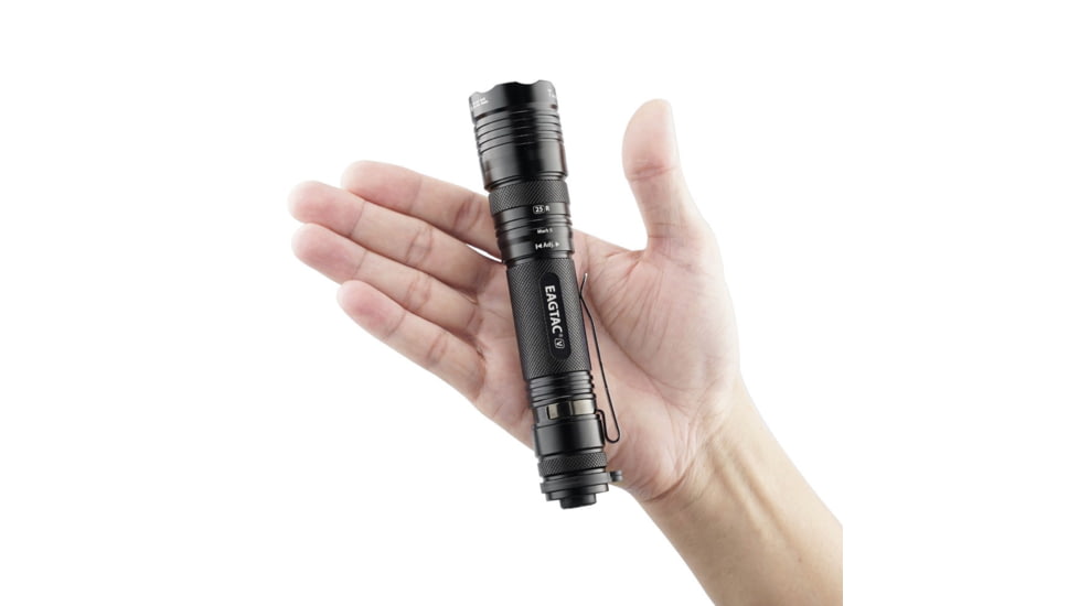 EAGTAC T25V XHP70.2 Flashlight, 21700 5000mAh li-ion, NW LED, 2990 Lumen, Black, T25V-XHP702-NW