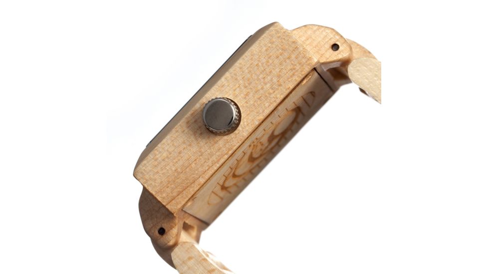Earth Culm Wooden Unisex Watch, Khaki/Tan ETHEW1001, EDEMO1