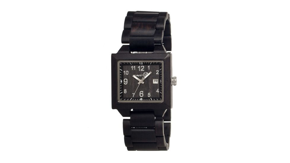 Earth Culm Wooden Unisex Watch, Dark Brown ETHEW1002