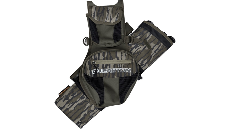 Easton Flipside Hip Quiver, 4-Tube, Mossy Oak Bottomland, 602497
