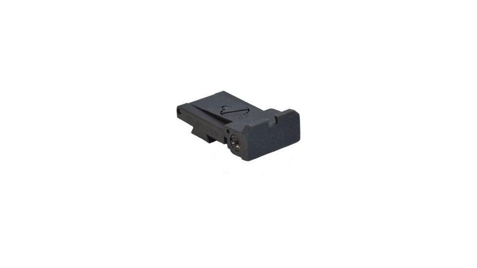 Ed Brown Products Adjustable Rear Sight, Plain, Black, 954