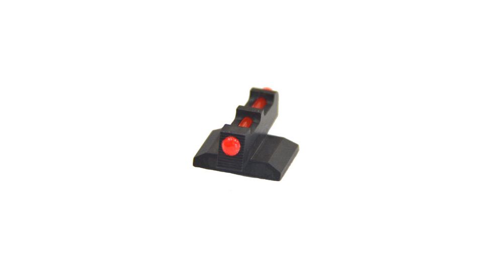 Ed Brown Products Dovetail Fiber Optic Front Sight, 1911, 0.18in Height, 65 degree Dovetail, Black, 1620-FIBER