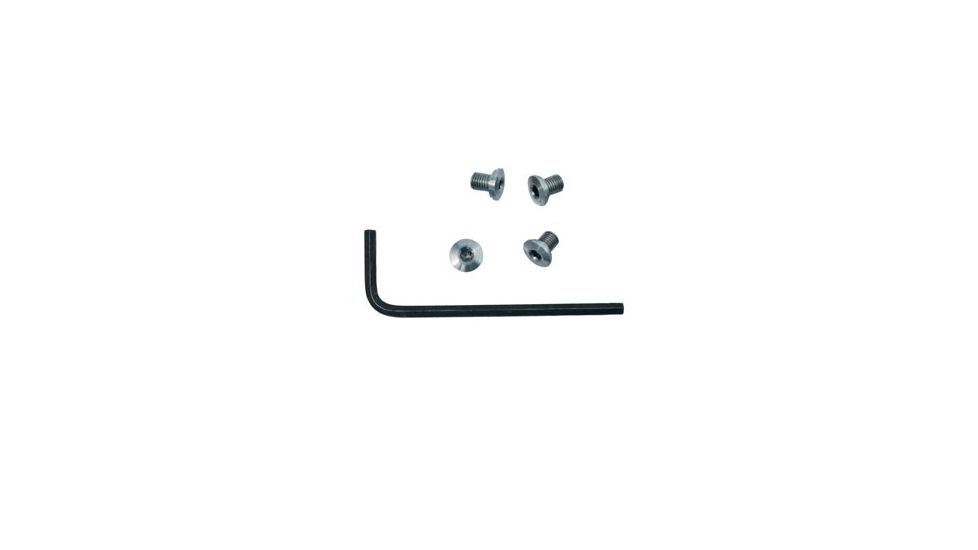 Ed Brown Products Grip Screw Bushings, 1911, Hex, Slim Grip, 4 Pieces w/Allen Wrench, Stainless Steel, 804-SLIM