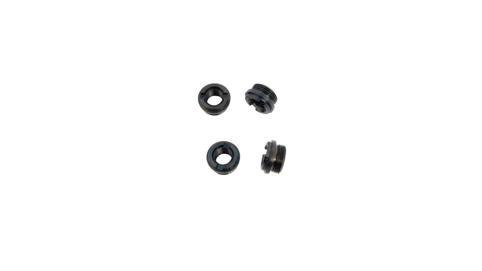 Ed Brown Products Grip Screw Bushings, 1911, Slim Grip, 4 Pieces, Blue, 813-SLIM