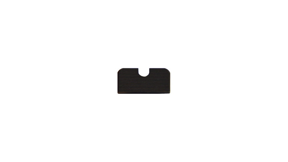 Ed Brown Products Tactical Edge Rear Pistol Sight, 1911, .18in Height, U-Notch, .14in Width, 65 degree Dovetail, Black, 956-U-140