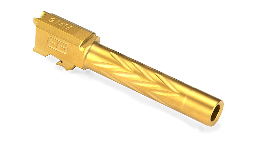 Ed Brown Products &amp;W M&amp;P / M&amp;P 2.0 9mm Button-Rifled Match Barrel, Titanium Nitride, Gold, 4.25 in, MP-BR-GOLD