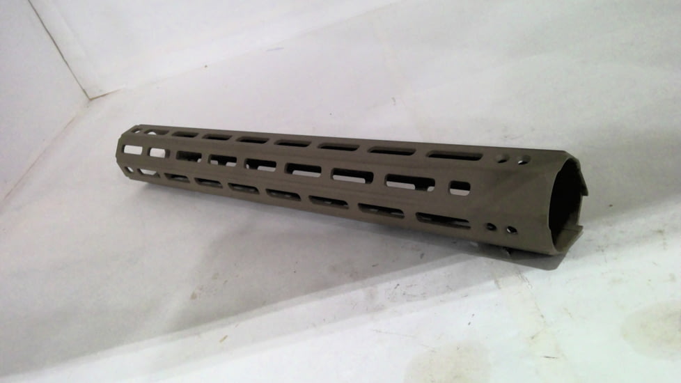 EDEMO Aero Precision AR15 15in Quantum M-LOK Handguard, FDE Cerakote, APRA400115C, EDEMO2