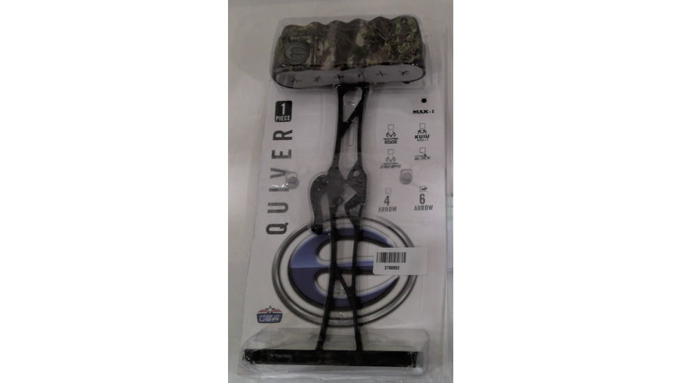 EDEMO Elite Archery Quiver - 1PC, 6 arrow, Realtree Max - 1, QR-00008, EDEMO1