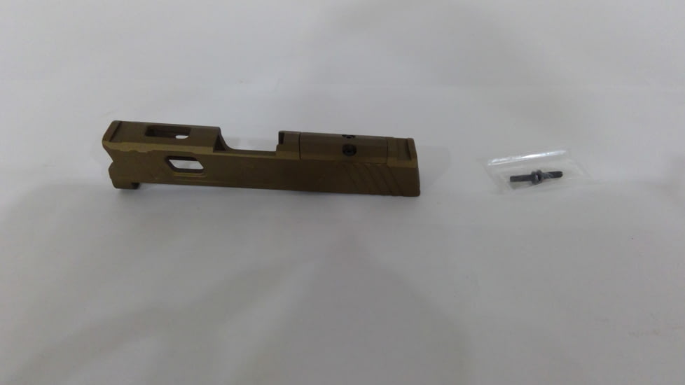 EDEMO Live Free Armory LF365 Elite Series Pistol Slide w/ RMS Cut, Sig P365, Burnt Bronze, LF365E42102F, EDEMO1