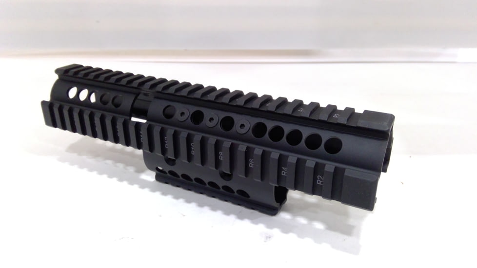EDEMO Midwest Industries Extended Universal AK47/74 Handguard With Standard Topcover, Black, MI-AK-X, EDEMO1