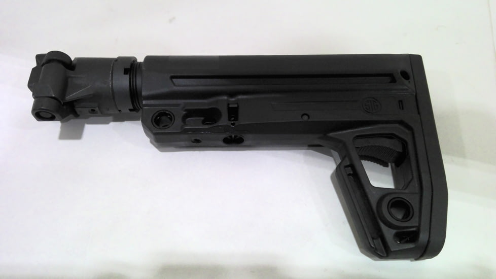 EDEMO SIG SAUER MCX/MPX Side-Folding M4 Style Stock Black, EDEMO2