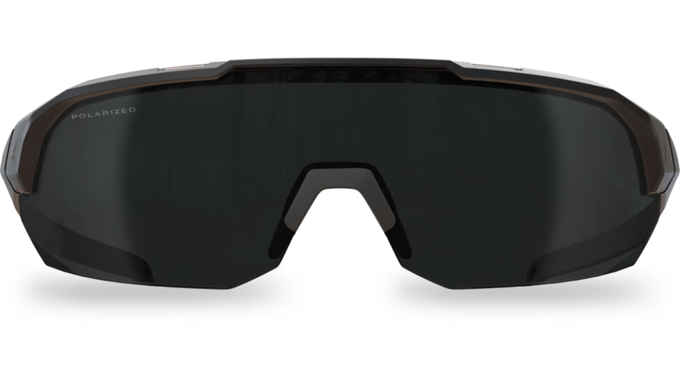 Edge Eyewear ARC Light Shooting Glasses, Black Frame, G-15 Vapor Shield Lenses, Standard, AL17VS