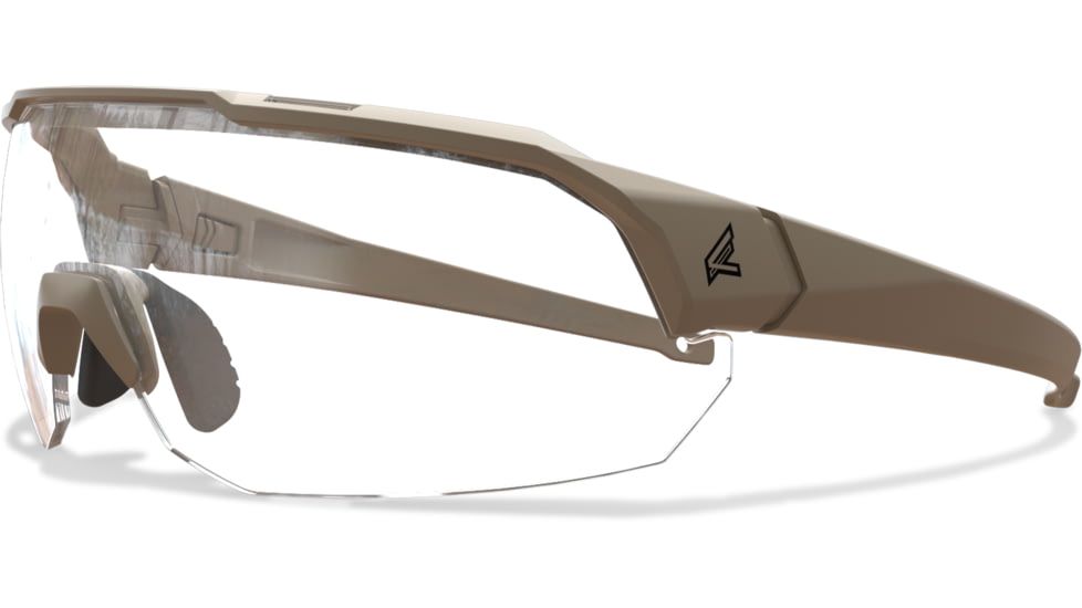 Edge Eyewear ARC Light Shooting Glasses, Tan499 Frame, G-15 Vapor Shield Lenses, Standard, AL27VS
