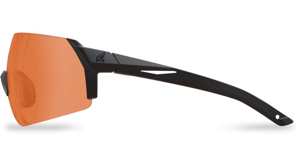 Edge Eyewear Urgent Fury Shooting Glasses, Black Frame, Tigers Eye Vapor Shield Lenses, Standard, UF14VS