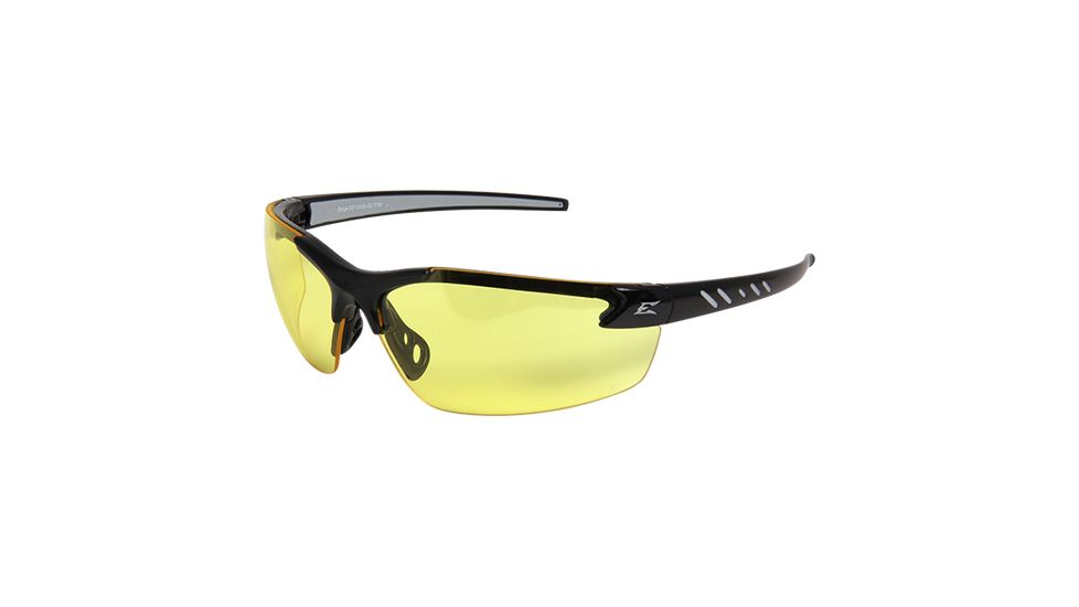 Edge Eyewear Zorge G2 Safety Glasses Black Frame / Yellow Lenses, Universal DZ112-G2