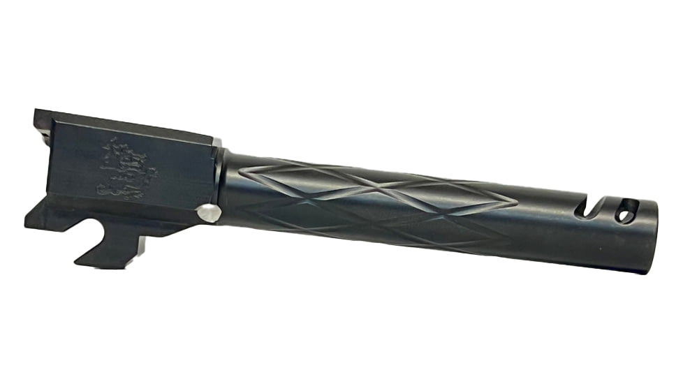 EFK Fire Dragon Sig Sauer P320 9mm Compact/Carry 39in, Extended Ported, Diamond Fluted Black Nitride, SSP3209CCDFPBBK