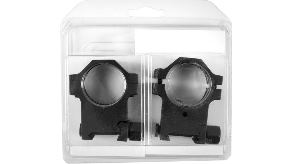 EGW 30mm Tactical Aluminum Scope Mount Rings, Black, 0.990in High