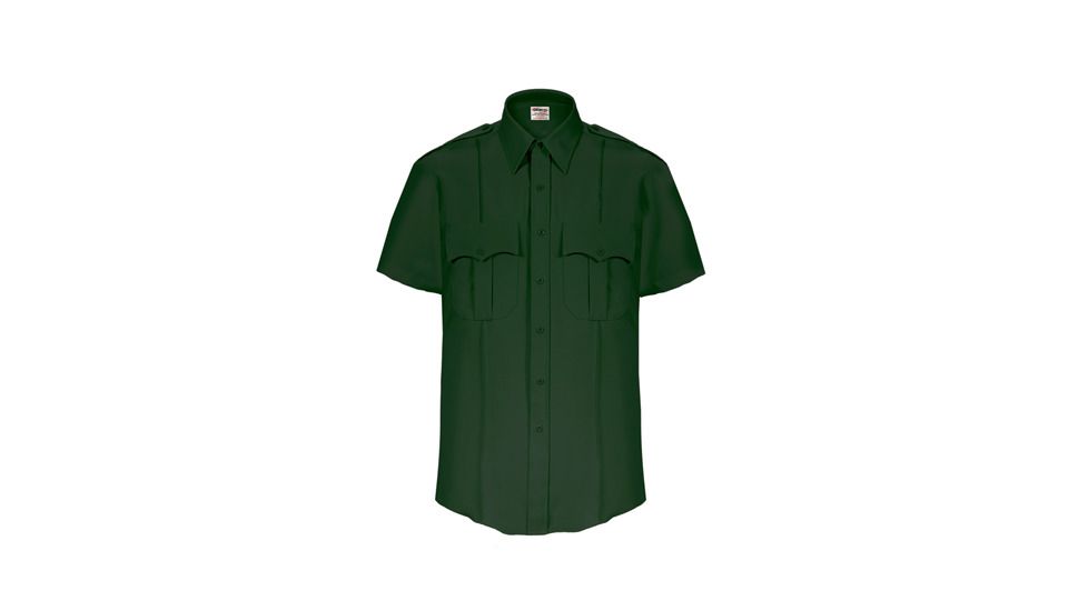 Mens, Spruce Green, TexTrop2 Short Sleeve Shirt, Zipper