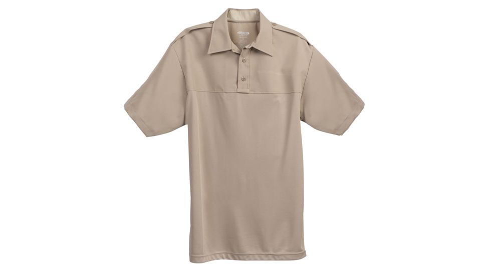 Elbeco Mens Tan, Uv1 Undervest Short Sleeve Shirt - UVS114-2XL
