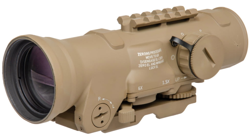 Elcan Specter DR 1.5-6x 3MOA XOPTEK Rifle Scope, 5.56 BDC Reticle, FDE, DFOV6-T265-C10-X3