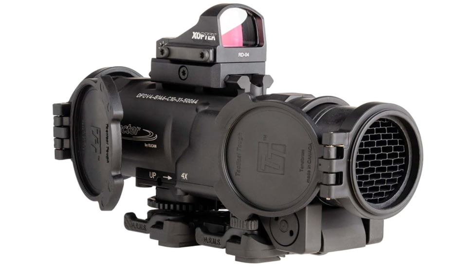 Elcan Specter DR 1x/4-7.62x51mm Rifle Scope, BDC Reticle, Black, DFOV4-B146-C20