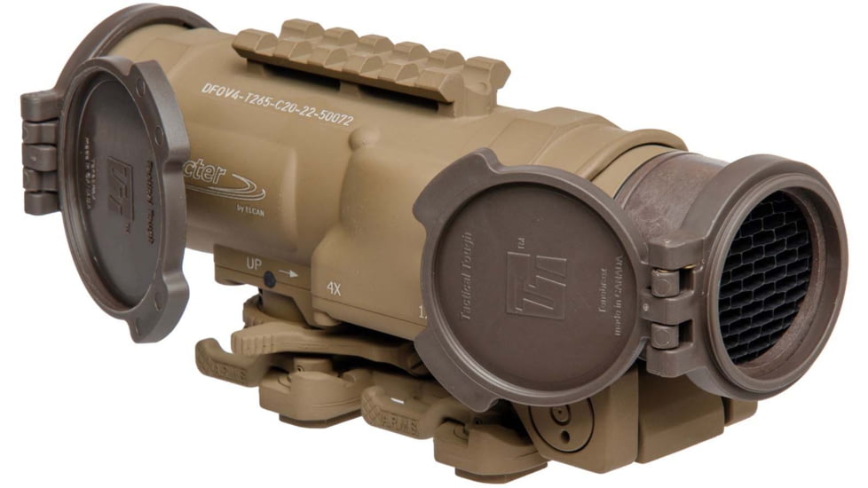 Elcan Specter DR 1x/4-7.62x51mm Rifle Scope, BDC Reticle, FDE, DFOV4-T265-C20